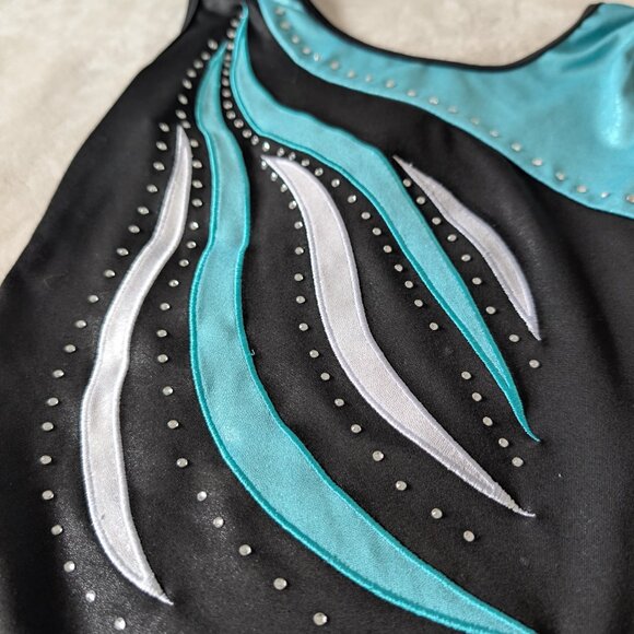 Girls gymnastics costume leotard bodysuit - Picture 2 of 6